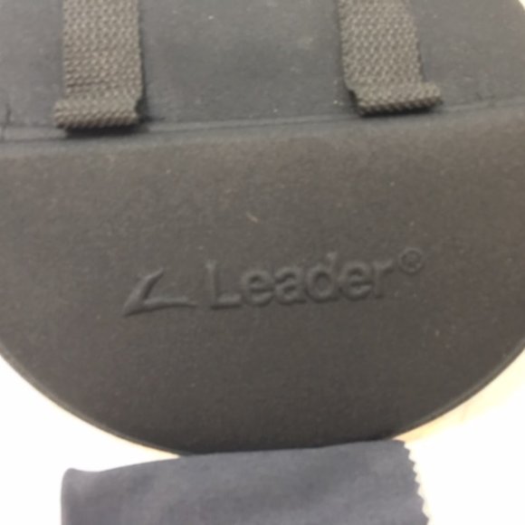 Leader Sports Black Zippered Sunglasses Eyeglass Case - Picture 3 of 7